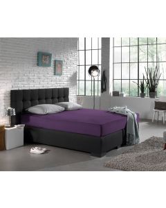 Enkel Jersey 135 gr. Hoeslaken - Paars - 200 x 200/220