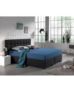 Dubbel Jersey 220 gr. Hoeslaken - Blauw - 140 x 200/220