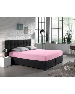 Dubbel Jersey 220 gr. Hoeslaken - Roze - 140 x 200/220