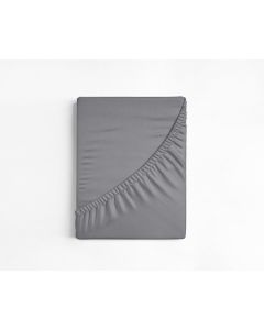 Katoenen Hoeslaken - Grijs - 140 x 200