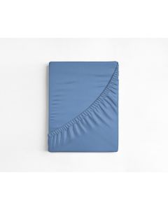 Katoenen Hoeslaken - Blauw - 140 x 200