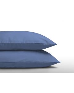 Katoenen 2 in 1 Kussenslopen - Blauw - 60 x 70