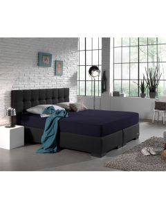 Dubbel Jersey 220 gr. Hoeslaken - Navy - 140 x 200/220