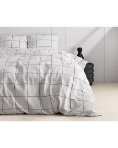 Deep check White - Wit - 240 x 220