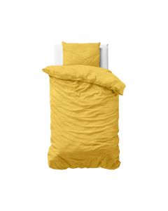 Stone washed Mustard - Mosterd - 140 x 220