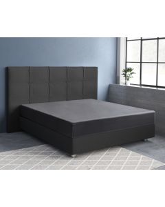 Satijnen Hoeslaken - Antraciet - 140 x 200