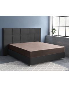 Satijnen Hoeslaken - Taupe - 140 x 200