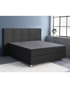 Topper Satijn Hoeslaken - Antraciet - 140 x 200