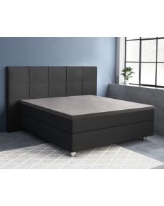 Topper Satijn Hoeslaken - Grijs - 140 x 200