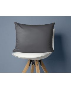 Satijnen 2 in 1 Kussenslopen - Antraciet - 60 x 70