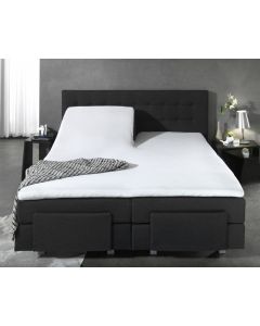 Waterdichte molton matrasbeschermer/Incontinentie Splittopper Hoeslaken - Wit - 140 x 200