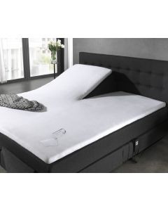 Waterdichte molton matrasbeschermer/Incontinentie Splittopper Hoeslaken