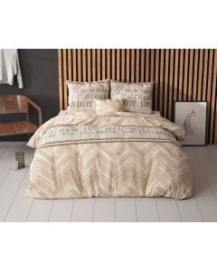 Visgraat - Zand - 140 x 220