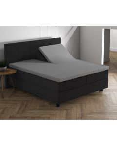 Dubbel Jersey 220 gr. Splittopper hoeslaken Grijs