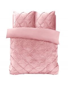 Velvet Pintuck - Roze - 140 x 220