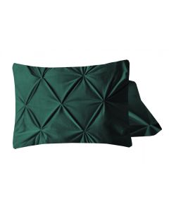 Velvet Pintuck 2pack kussenslopen - Groen - 60 x 70