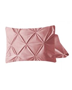Velvet Pintuck 2pack kussenslopen - Roze - 60 x 70