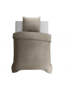 Leaves 3D - Taupe/grijs - 140 x 220