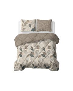 Lazy Dekbed Solitude Met Kussenslopen - Taupe - 240 x 220