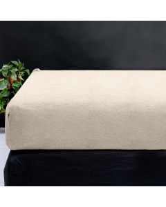 Teddy hoeslaken - Creme - 160 x 200