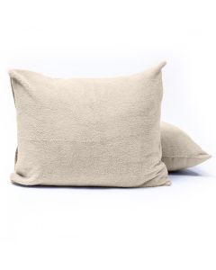 Teddy kussenslopen 2pack - Creme - 60 x 70